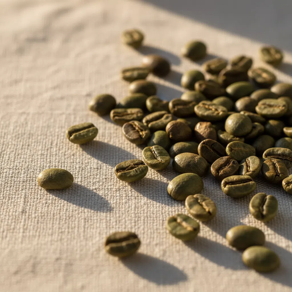 Raw green coffee beans - green coffee bean extract supplement source from Central America and Africa